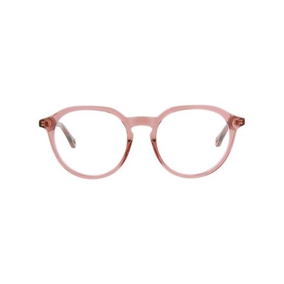 Chloé Round-Frame Bio Acetate Optical Frames Pink Womens - Picture 1 of 6